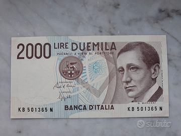 2000 Lire Marco Polo VARIANTE COLORE