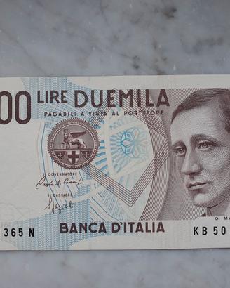 2000 Lire Marco Polo VARIANTE COLORE