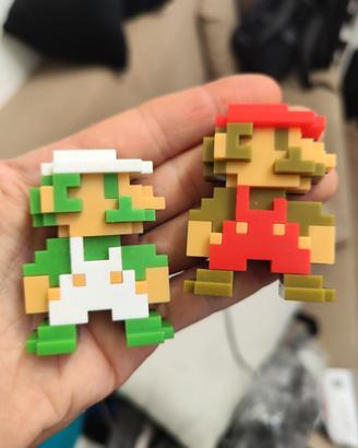 set 8 bit super mario Action Figure 