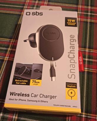 sbs wireless car charger 15 W iPhone Samsung