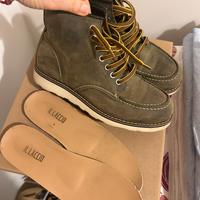 Scarponcino polacchina pelle verde 37