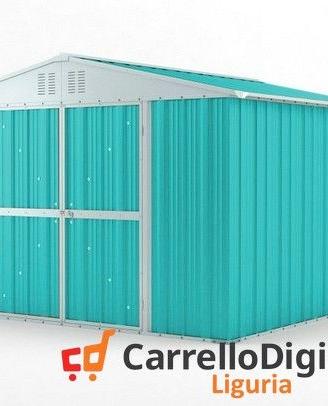 Box struttura lamiera Acciaio 327x307 azzurro