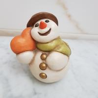 Thun pupazzo di neve con cuore cm 11