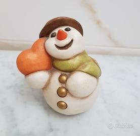 Thun pupazzo di neve con cuore cm 11