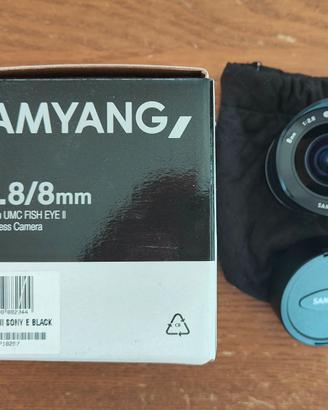 Samyang 8mm f/2.8 UMC Fisheye (Sony E, garanzia)