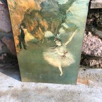 Stampa su tavola  "Ballerina" , Degas