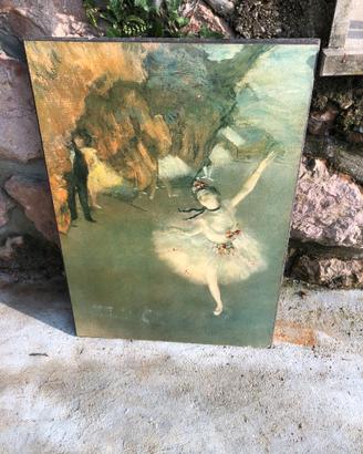Stampa su tavola  "Ballerina" , Degas