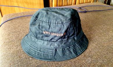 Cappello da pescatore nero estivo nuovo