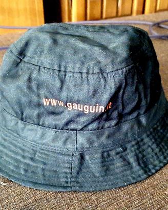 Cappello da pescatore nero estivo nuovo