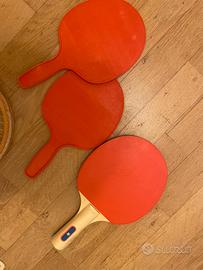 Set 3 racchette da ping pong 2 impermeabili