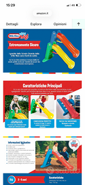 Scivolo bambini little tikes