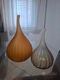 coppia vasi Drops  firmati salviati 2004 cm 30. 24