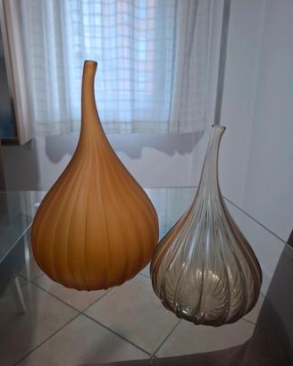 coppia vasi Drops  firmati salviati 2004 cm 30. 24