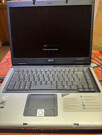 PC Portatile Acer con Alimentatore Funzionante