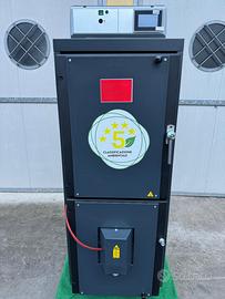 CALDAIA A LEGNA 5⭐️F.INVERSA UNICAL LAW5 da 26kw