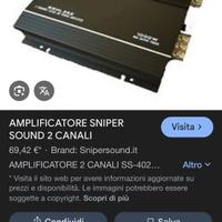 Amolificatore sniper sound 1000w