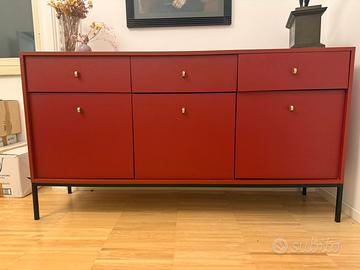 Madia elegante moderno rosso mattone