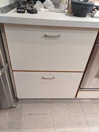 set mobili isola cucina e tavolo estensibile