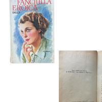 Libro vintage romanzo Fanciulla eroica