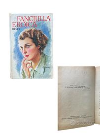 Libro vintage romanzo Fanciulla eroica