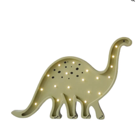 Two N Lampada Artigianale Legno Led Dinosauro
