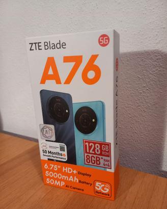Smartphone ZTE Blade A76 5G, 128 GB, Black