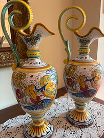 Coppia vasi in ceramica marca:DERUTA anni 50/60