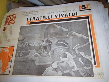 manifesto poster pubblicitario ente radio rurale