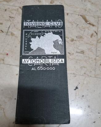2081NNC-Carta Automobilistica Touring Claub Italia