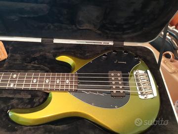 BASSO MUSIC MAN STIG RAY 5 corde caramel verde