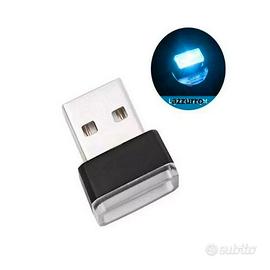 LUCE Cortesia Usb Casa Giardino Atmosfera AZZURRO