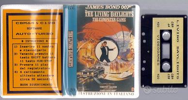 THE LIVING DAYLIGHTS JAMES BOND 007 COMMODORE 64