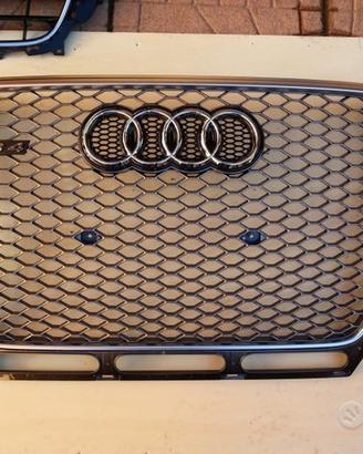 Calandra Audi RS4 8K B8 Originale Alluminio Platin