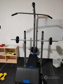 Palestra Domyos BM530 + Kit Pesi 50 kg + Panca