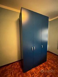 Armadio a 3 ante Blu scuro