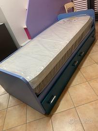 Divano letto COLOMBINI con cassetti estraibili