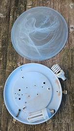 Plafoniera usata con due lampadine incluse