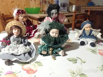 BAMBOLE da collezione fatte a mano lotto n2