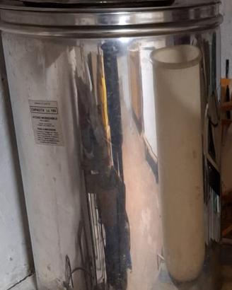 fustino acciaio per olio