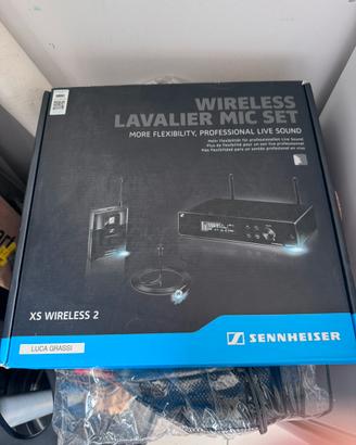 Sennheiser XS Wirless 2 con mic lavalier