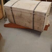 Baule  in arte povera