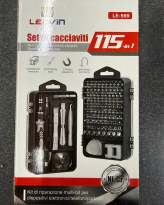 Set cacciaviti professionali 115 in 1