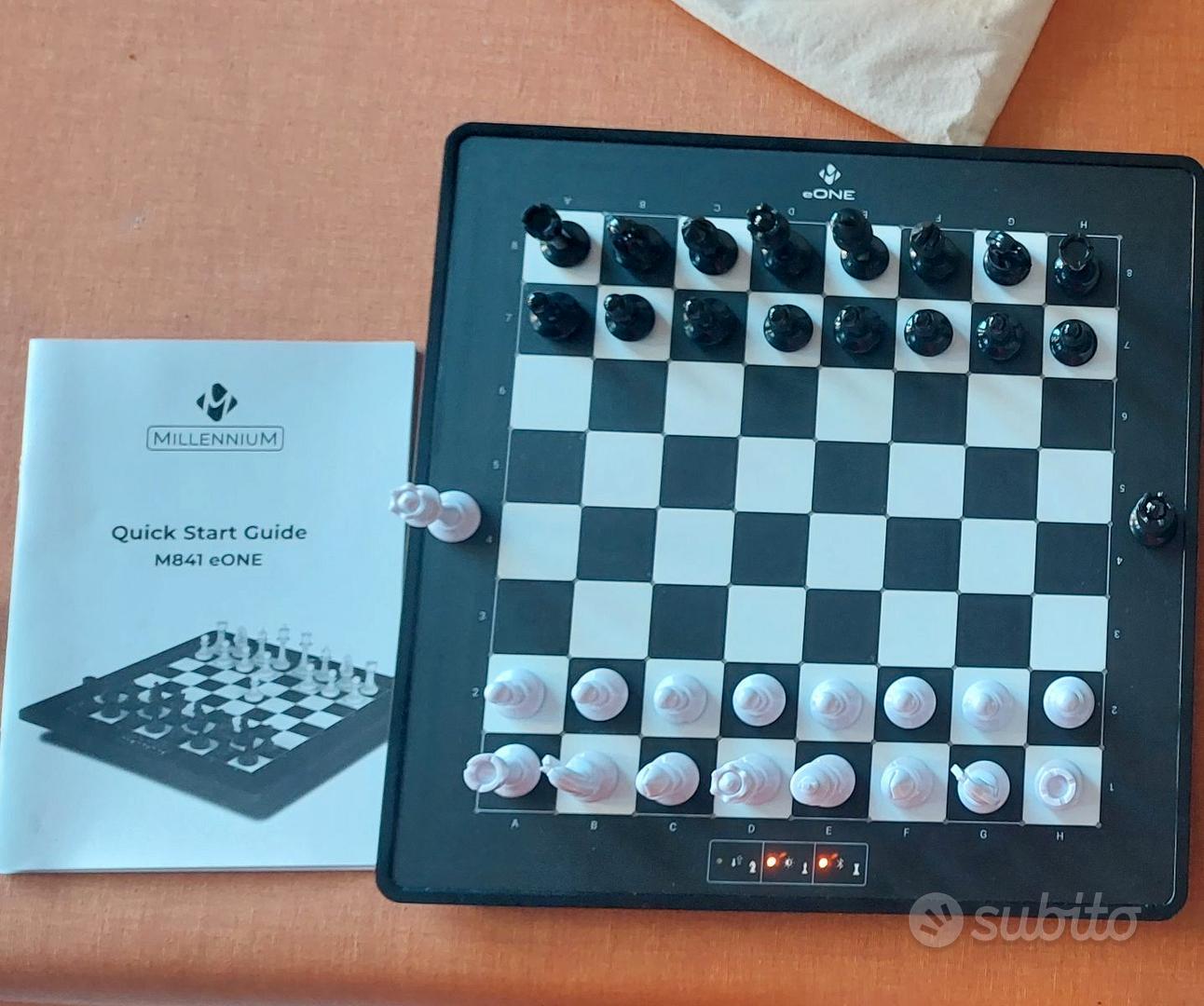 MILLENNIUM eONE M841 Electronic Chess Board for Online Playing on