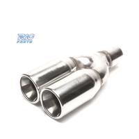 TERMINALE SCARICO DOPPIO TONDO GRANDE IN ACCIAIO I