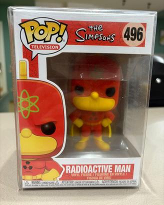 Funko pop homer simpson uomo radioattivo
