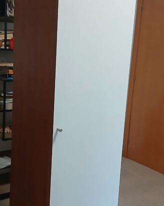 Mobile a colonna bicolore ad un anta