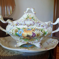 ZUPPIERA in porcellana di Bassano