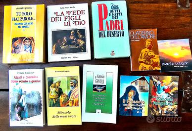 Lotto 10 libri e opuscoli spirituali