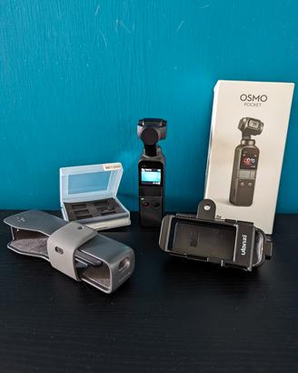 Dji Osmo Pocket + filtro ND + supporto