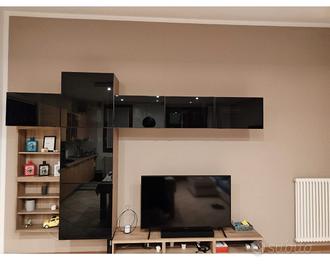 Mobile parete soggiorno TV Ikea completo